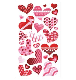 AMERICAN CRAFTS AMERICAN CRAFTS STICKO FUNKY HEARTS STICKERS
