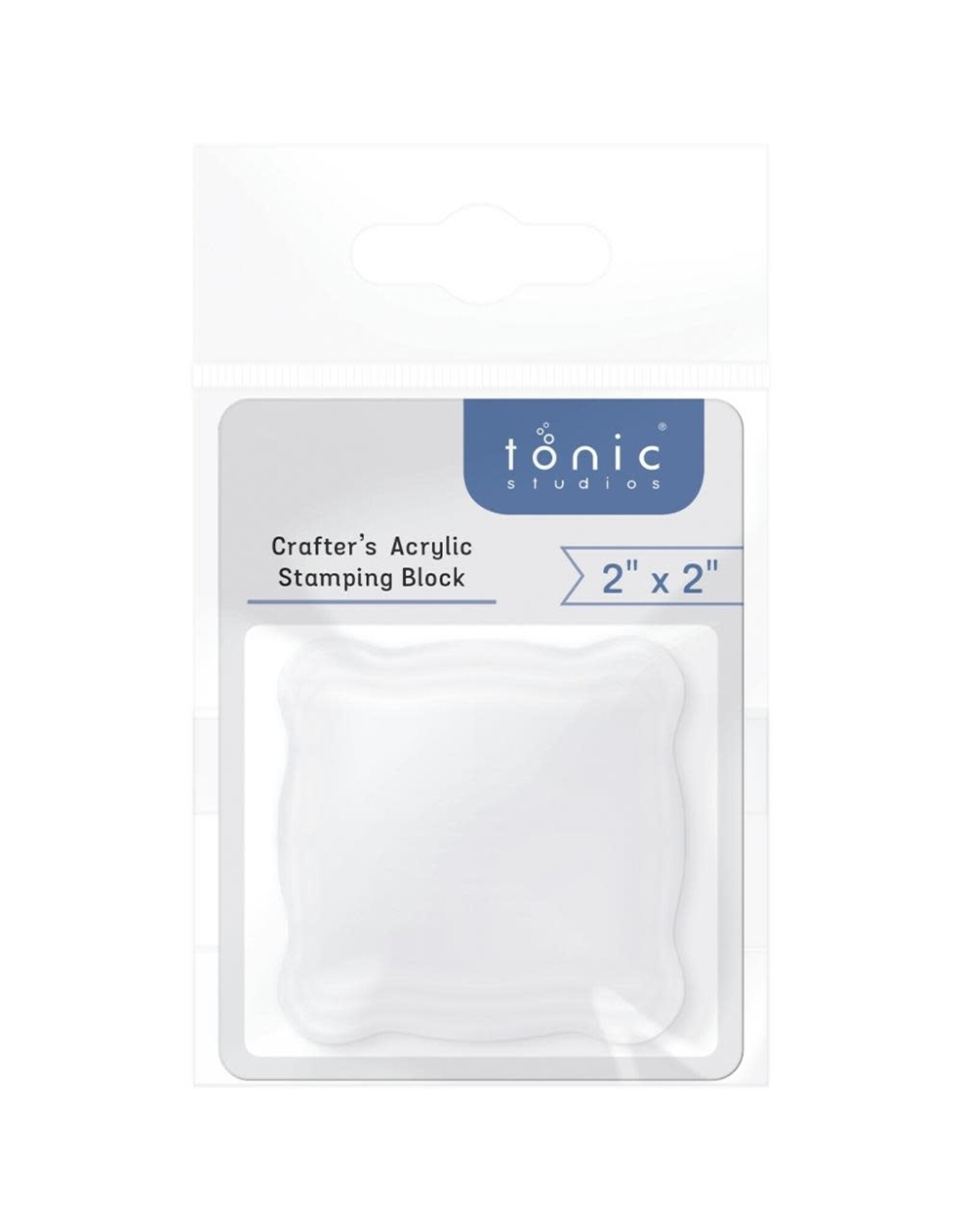 TONIC TONIC STUDIOS ACRYLIC STAMPING BLOCK 2x2