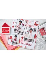 SIZZIX SIZZIX 49 AND MARKET FINE LINE ALPHA 01 FRAMELITS DIE AND CLEAR STAMP SET