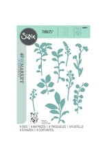 SIZZIX SIZZIX 49 AND MARKET FINE STEMS 02 FRAMELITS DIE SET