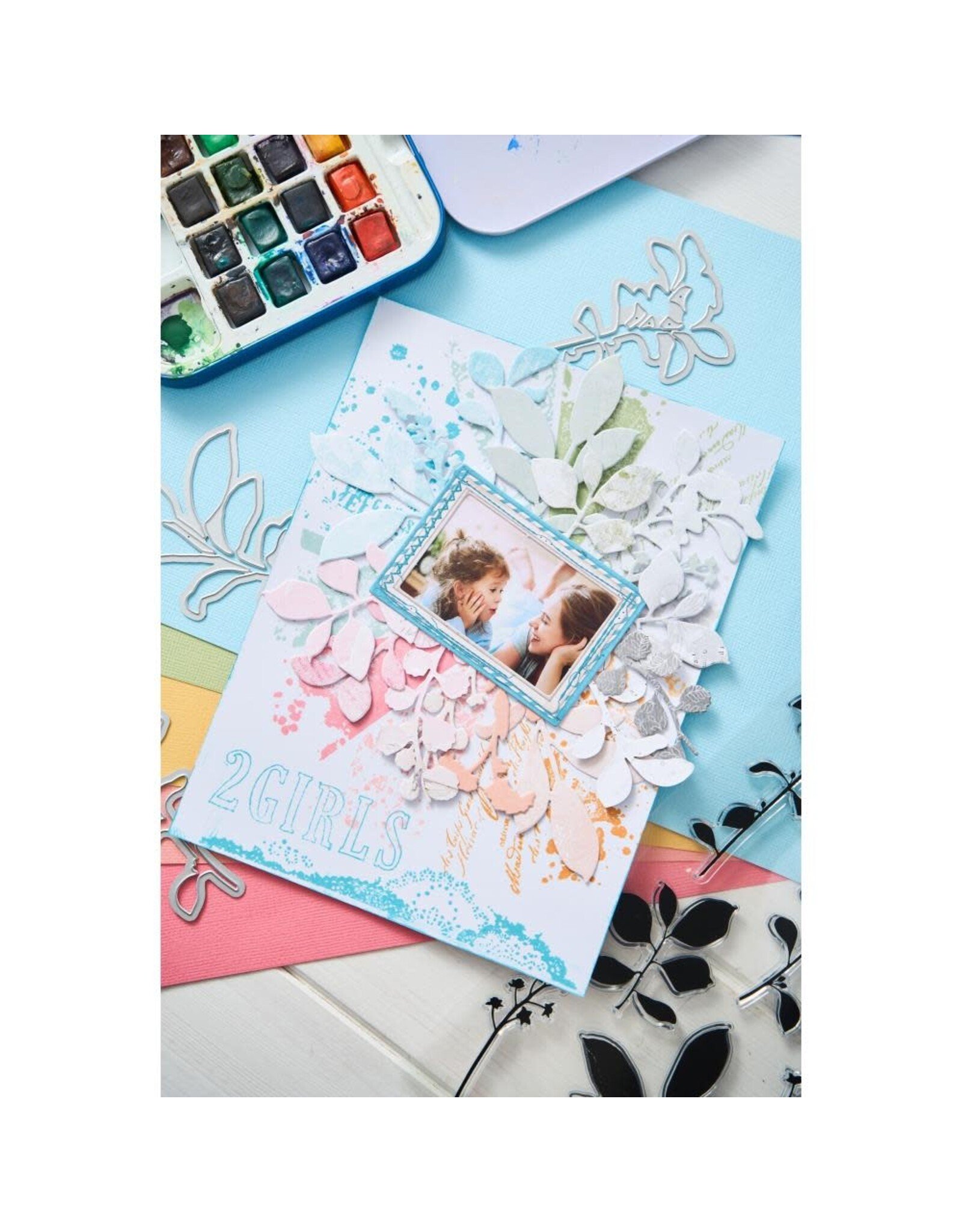 SIZZIX SIZZIX 49 AND MARKET FINE STEMS 02 FRAMELITS DIE SET