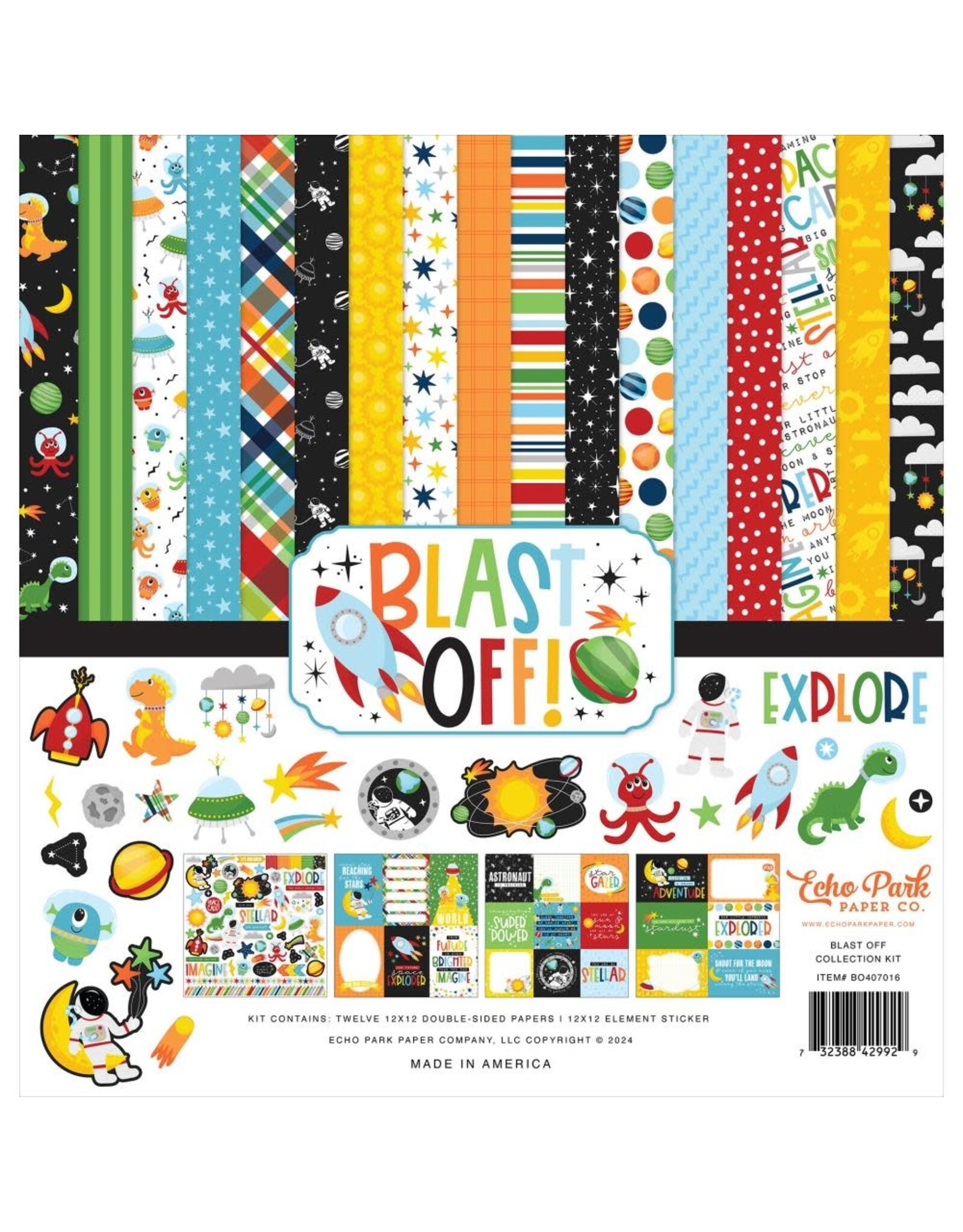 ECHO PARK PAPER ECHO PARK BLAST OFF 12x12 COLLECTION KIT
