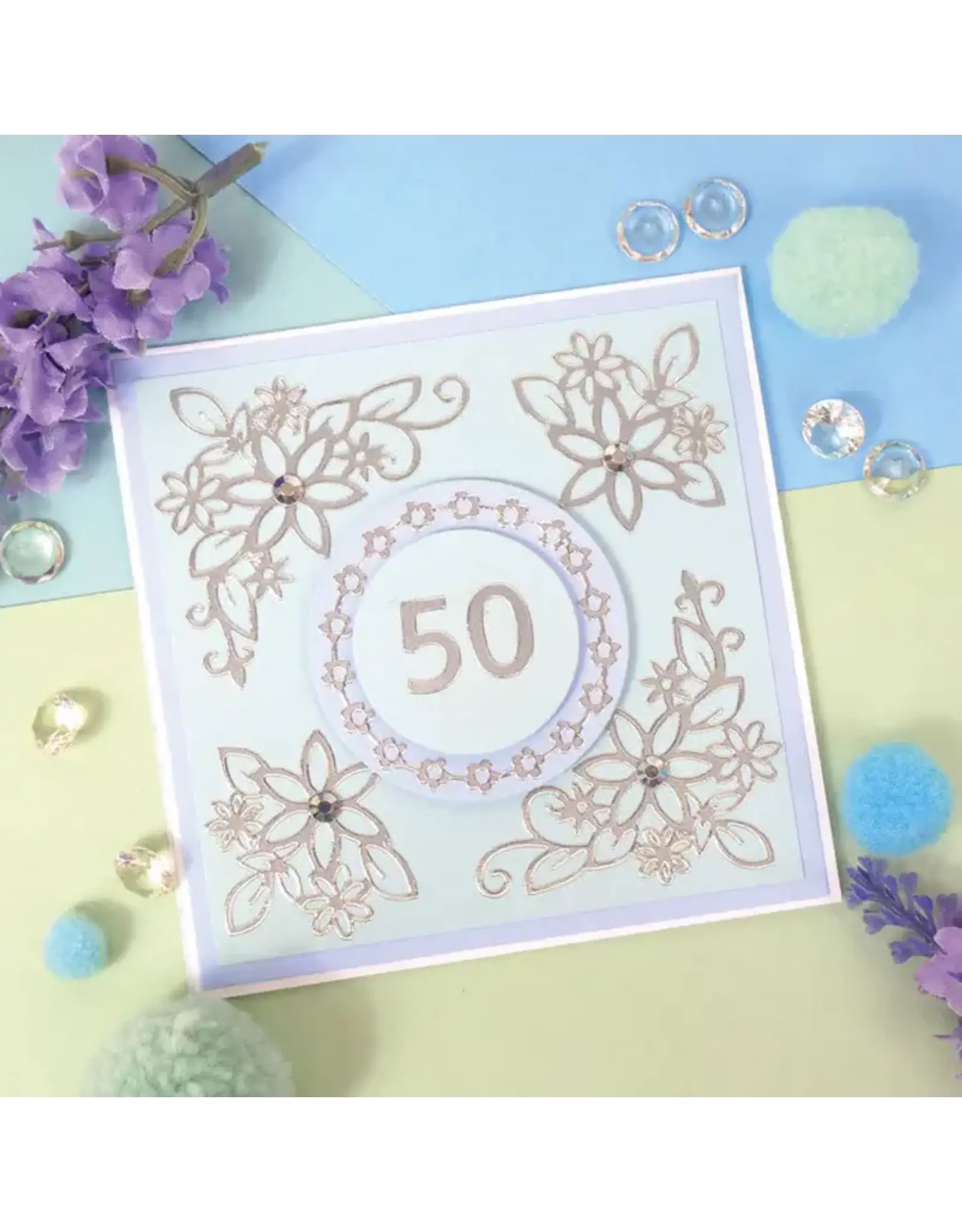 HUNKYDORY CRAFTS LTD. HUNKYDORY SET 7 BORDERS & CORNERS PEEL OFFS