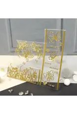 HUNKYDORY CRAFTS LTD. HUNKYDORY SET 6 BUTTERFLIES & DRAGONS PEEL OFFS