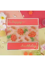 HUNKYDORY CRAFTS LTD. HUNKYDORY SET 5 FLORAL OUTLINES PEEL OFFS