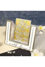 HUNKYDORY CRAFTS LTD. HUNKYDORY SET 5 FLORAL OUTLINES PEEL OFFS