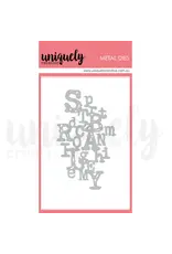 UNIQUELY CREATIVE UNIQUELY CREATIVE TYPE TEXTURE DIE