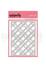 UNIQUELY CREATIVE UNIQUELY CREATIVE PLAID COVERPLATE DIE