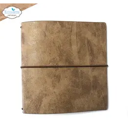 ELIZABETH CRAFT DESIGNS ELIZABETH CRAFT DESIGNS SQUARE XL STONEWASHED BROWN ART JOURNAL