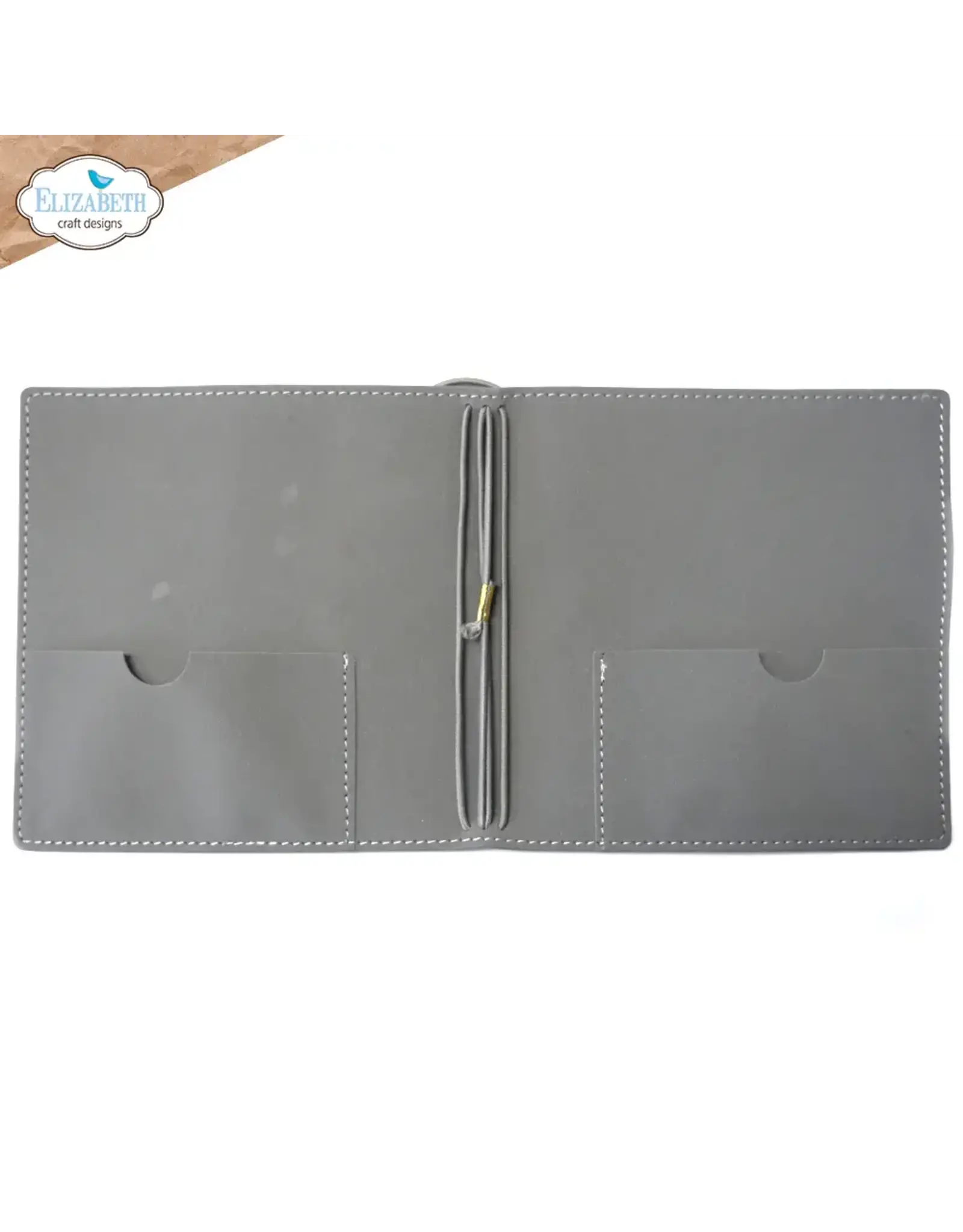 ELIZABETH CRAFT DESIGNS ELIZABETH CRAFT DESIGNS SQUARE XL STONEWASHED GREY ART JOURNAL