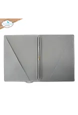 ELIZABETH CRAFT DESIGNS ELIZABETH CRAFT DESIGNS STONEWASHED GREY PASSPORT SIZE JOURNAL
