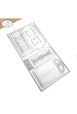 ELIZABETH CRAFT DESIGNS ELIZABETH CRAFT DESIGNS ART JOURNAL SPECIALS BY DEVID SHEILDED WINDOW DIE SET