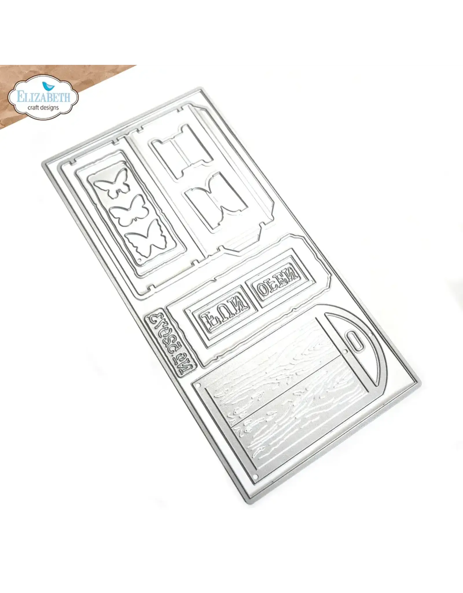 ELIZABETH CRAFT DESIGNS ELIZABETH CRAFT DESIGNS ART JOURNAL SPECIALS BY DEVID SHEILDED WINDOW DIE SET