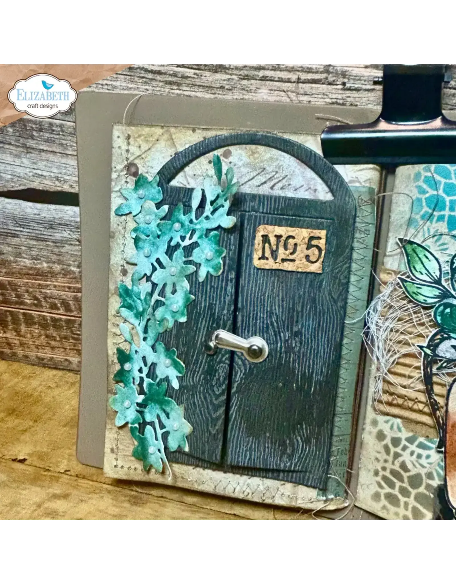 ELIZABETH CRAFT DESIGNS ELIZABETH CRAFT DESIGNS ART JOURNAL SPECIALS BY DEVID SHEILDED WINDOW DIE SET