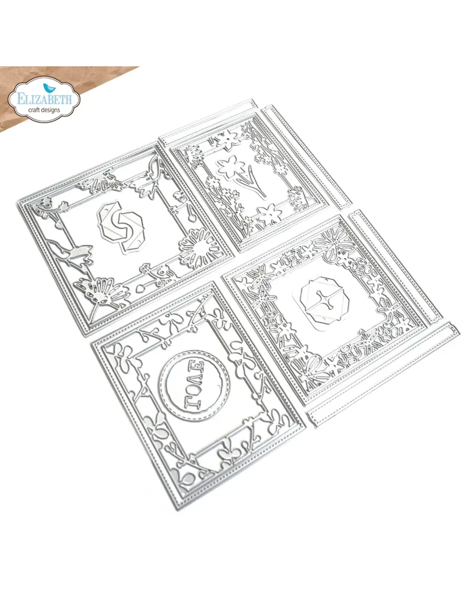 ELIZABETH CRAFT DESIGNS ELIZABETH CRAFT DESIGNS ART JOURNAL SPECIALS BY DEVID JOURNAL SLEEVES FILLERS 2 DIE SET