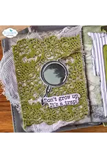 ELIZABETH CRAFT DESIGNS ELIZABETH CRAFT DESIGNS ART JOURNAL SPECIALS BY DEVID JUST WRITE CLEAR STAMP SET & DIE SET