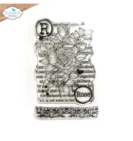 ELIZABETH CRAFT DESIGNS ELIZABETH CRAFT DESIGNS ART JOURNAL SPECIALS BY DEVID ROSE CLEAR STAMP SET