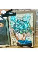 ELIZABETH CRAFT DESIGNS ELIZABETH CRAFT DESIGNS ART JOURNAL SPECIALS BY DEVID IN FULL BLOOM CLEAR STAMP SET