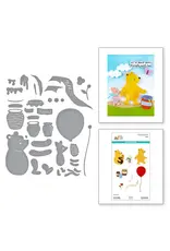 SPELLBINDERS SPELLBINDERS SIMPLE STORIES SAY CHEESE CLASSIC POOH COLLECTION POOH & PIGLET ETCHED DIE SET