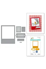 SPELLBINDERS SPELLBINDERS SIMPLE STORIES SAY CHEESE CLASSIC POOH COLLECTION MEMORY FRAMES ETCHED DIE SET