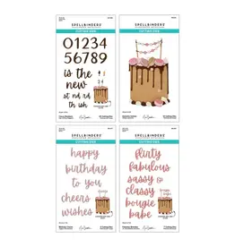 SPELLBINDERS SPELLBINDERS NINA BOETTCHER BOUGIE BIRTHDAY COLLECTION BOUGIE BIRTHDAY CELEBRATION DIE BUNDLE