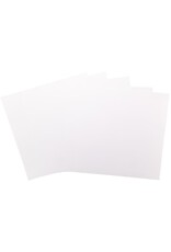 HARMONY PAPER HARMONY HUES BRILLIANT WHITE 12x12 CARDSTOCK PACK 50 SHEETS