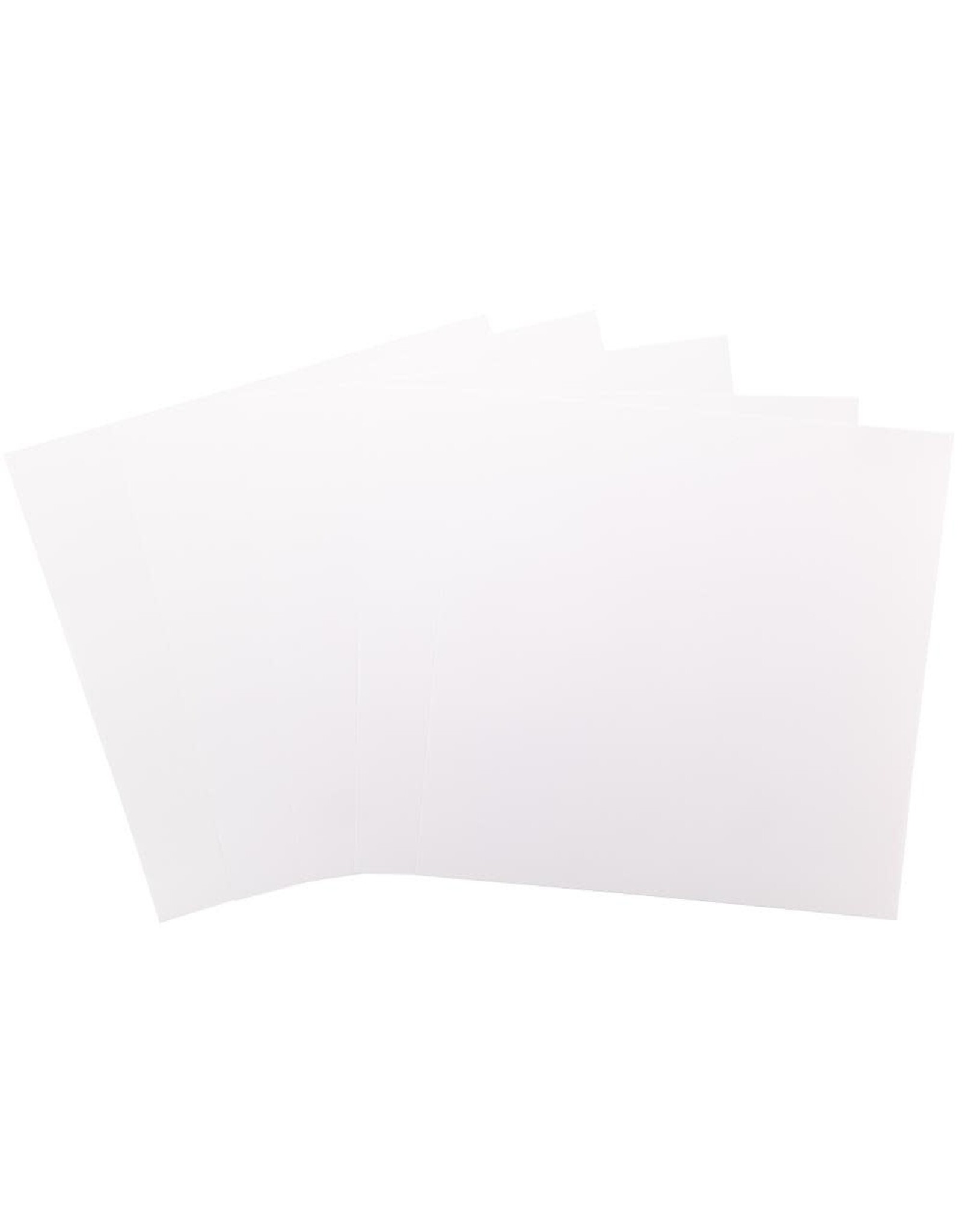 HARMONY PAPER HARMONY HUES BRILLIANT WHITE 12x12 CARDSTOCK PACK 50 SHEETS