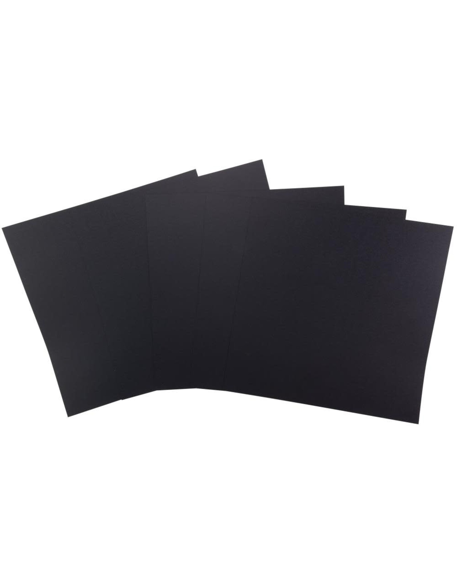 HARMONY PAPER HARMONY HUES MIDNIGHT BLACK 12x12 CARDSTOCK PACK 50 SHEETS