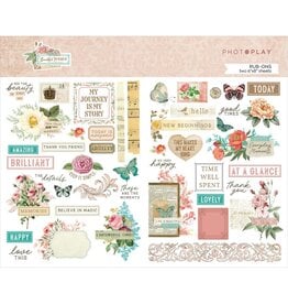 PHOTOPLAY PAPER PHOTOPLAY BEAUTIFUL JUNQUE 6x8 RUB-ON TRANSFER SET 2/PK
