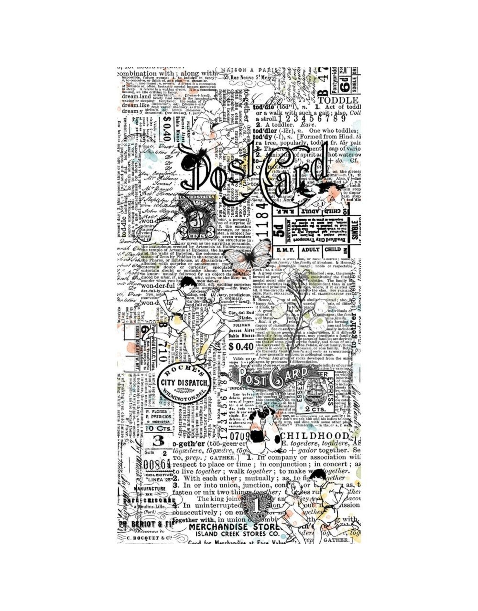 49 AND MARKET 49 AND MARKET TODDLER TIME 6x12 WASHI TAPE SHEETS