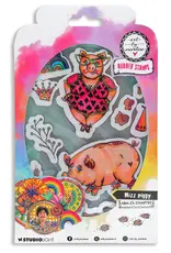 STUDIOLIGHT STUDIOLIGHT ART BY MARLENE MISS PIGGY CLING STAMP SET