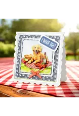 KATY SUE KATY SUE PICNIC PUPS DIE CUT DECOUPAGE COLLECTION