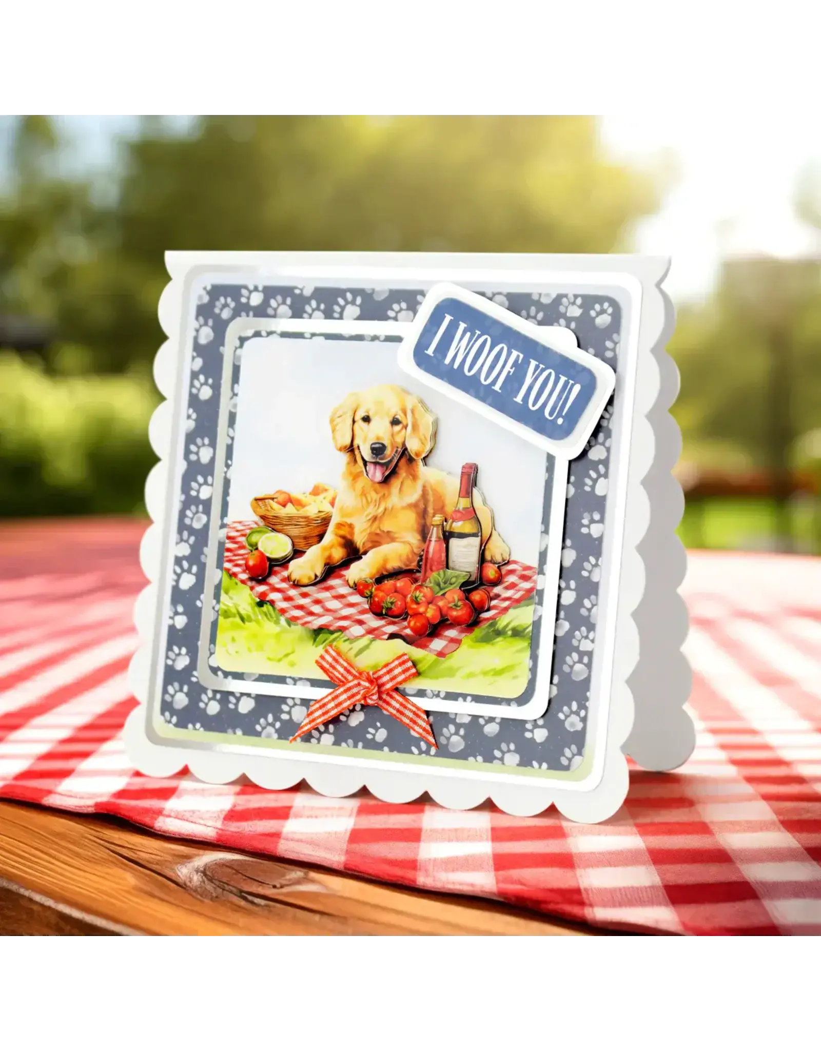 KATY SUE KATY SUE PICNIC PUPS DIE CUT DECOUPAGE COLLECTION