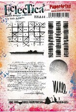 PAPER ARTSY PAPER ARTSY ECLECTICA SETH APTER ESA44 CLING STAMP SET