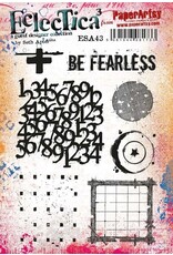 PAPER ARTSY PAPER ARTSY ECLECTICA SETH APTER ESA43 CLING STAMP SET