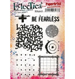 PAPER ARTSY PAPER ARTSY ECLECTICA SETH APTER ESA43 CLING STAMP SET