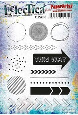 PAPER ARTSY PAPER ARTSY ECLECTICA EPA03 CLING STAMP SET