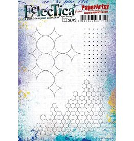 PAPER ARTSY PAPER ARTSY ECLECTICA EPA02 CLING STAMP SET