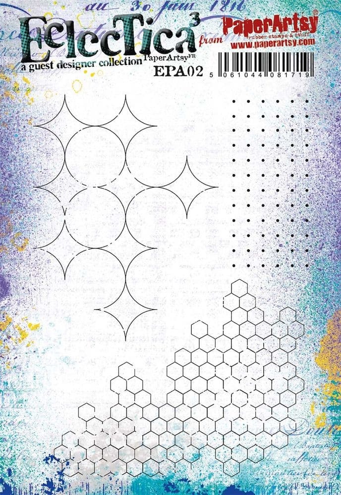 PAPER ARTSY PAPER ARTSY ECLECTICA EPA02 CLING STAMP SET