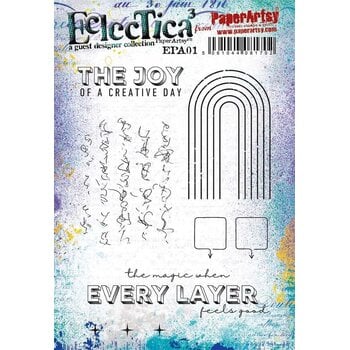 PAPER ARTSY PAPER ARTSY ECLECTICA EPA01 CLING STAMP SET