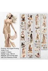 ONWIZE ONWIZE SCRAPBOOK LUXURY GLAM 3D HOLO GOLD FOIL TAPE