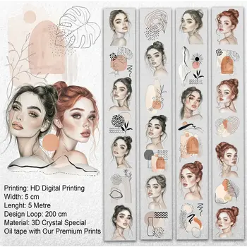 ONWIZE ONWIZE SCRAPBOOK ABSTRACT BEAUTY 3D CRYSTAL OIL TAPE