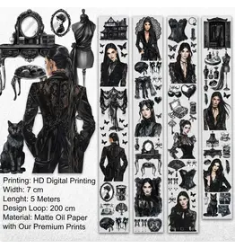 ONWIZE ONWIZE SCRAPBOOK MODERN GOTHISM MATTE OIL TAPE