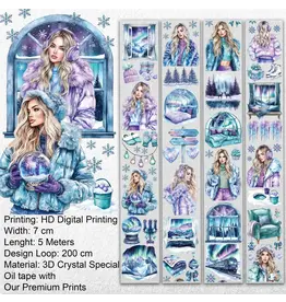 ONWIZE ONWIZE SCRAPBOOK NORTHERN LIGHTS 3D CRYSTAL SPECIAL OIL TAPE