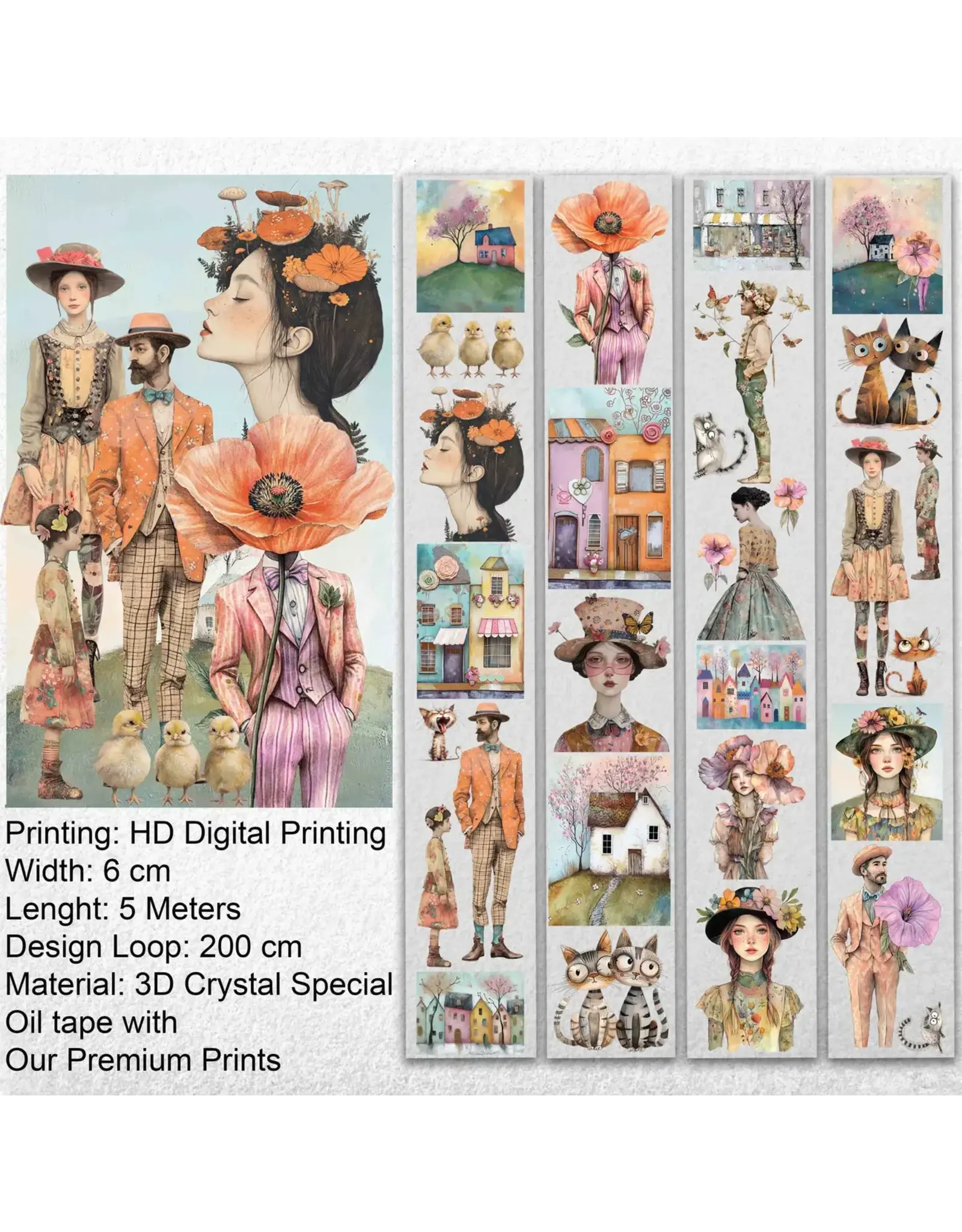 ONWIZE ONWIZE SCRAPBOOK STRANGE DAY 3D CRYSTAL SPECIAL OIL TAPE