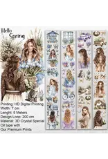 ONWIZE ONWIZE SCRAPBOOK HELLO SPRING 3D CRYSTAL SPECIAL OIL TAPE