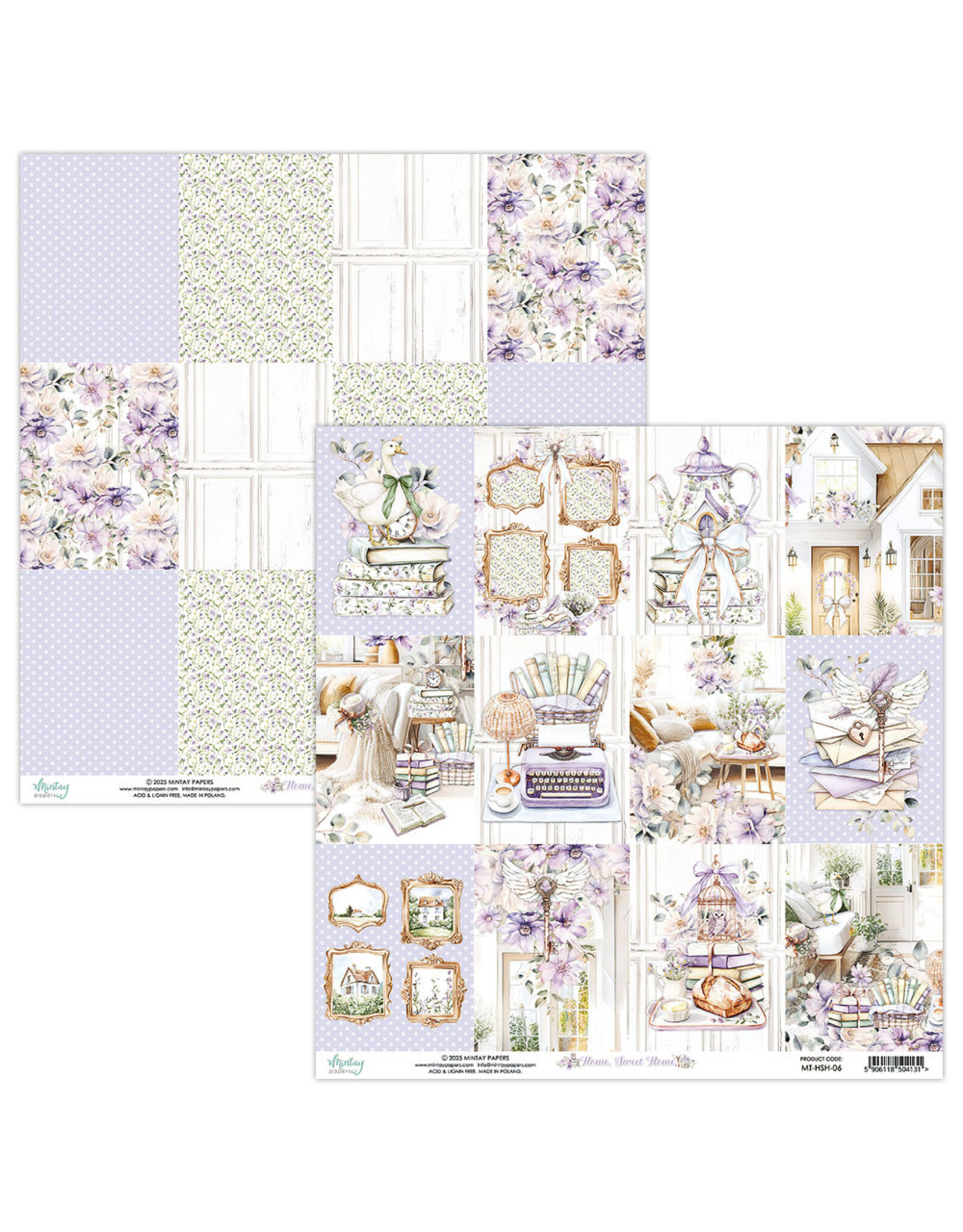 MINTAY MINTAY HOME, SWEET HOME #06 12x12 CARDSTOCK
