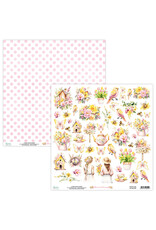 MINTAY MINTAY BLOSSOM SERENITY #09 ELEMENTS CARDSTOCK 12x12