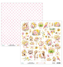 MINTAY MINTAY BLOSSOM SERENITY #09 ELEMENTS CARDSTOCK 12x12