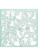 MINTAY MINTAY CHIPPIES - DECOR DANCE 12x12 CHIPBOARD